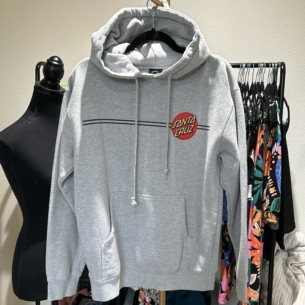 Preloved Santa Cruz gray sweater - Picture 4 of 4